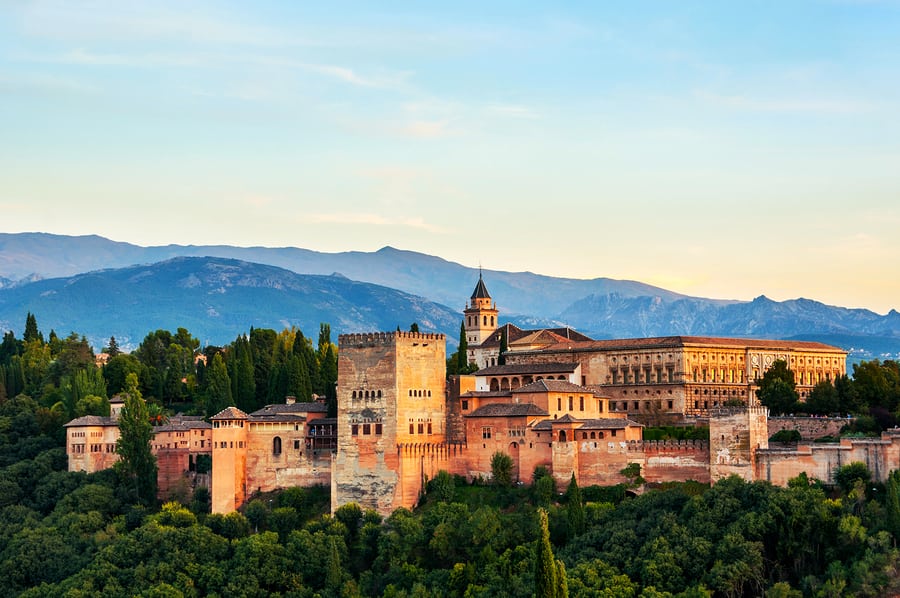 granada spain aerial view 